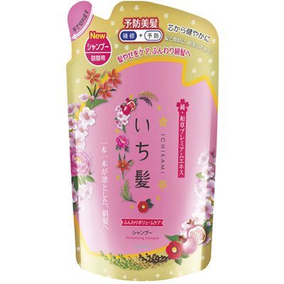 クラシエホームプロダクツ販売 いち髪 ふんわりボリュームケア シャンプー 詰替用 340mL 4901417721655【納期目安：2週間】