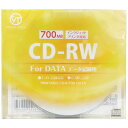 VERTEX CD-RW(Data) 繰り返し記録用 700MB 1-4倍速 1P インクジェットプリンタ対応(ホワイト) 1CDRWD.700MBCA