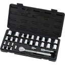 M&M ソケットレンチセット 29pcs S-300 TKG-1133385 ソケットレンチ 差込角 自動車整備 サイズバリエーション ボルト・ナット ハードケ...