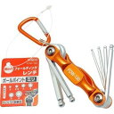 M&M フォールディングレンチ 6本組 ボールポイント FDW-130 TKG-1156118 レンチ フォールディング 工具 コンパクト 収納式 クロスポイント 軽量 便利 高耐久 作業効率アップ DIY メンテナンス グリップ 室内作業 トラベル アウトドア ギフト おしゃれ