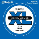 ●世界中のミュージシャンからの圧倒的な支持を誇るD’Addario(ダダリオ)弦のバラ弦●XL Nickel Wound●ゲージ:.032 XLB032●※こちらの商品はバラ弦1本のみです●こちらの商品はゆうパケット(メール便)での発送となります。●商品のお届けには、発送日から2〜3営業日でのお届け予定です。●宅配便とは異なり、ポスト投函でのお届けです。●日時指定、代金引換、熨斗や包装のご要望はお受けできませんこと予めご了承ください。●【代金引換払い】【お届け時間指定】はご利用になれませんので、あらかじめご了承ください。●JANコード：0019954251048楽器＞ギターベースアクセサリー＞その他アクセサリー＞DADDARIO0019954251048こちらの商品の送料区分は「100」です。