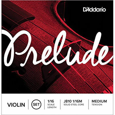 DADDARIO バイオリン弦 Prelude セット J810 1/16M Medium Tension 【国内正規品】 0019954162078【納期目安：1週間】