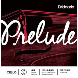 DADDARIO チェロ弦 J1014 4/4M Prelude Cello Strings/C-nickel 【国内正規品】 0019954272043【納期目安：1週間】