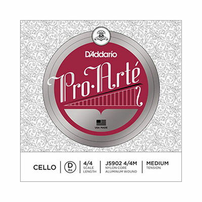 DADDARIO チェロ弦 J5902 4/4M ProArte Cello Strings/D-s ...