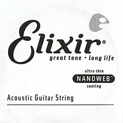 ELIXIR 【メール便での発送商品】【4個セット】 アコースティックギター用 バラ弦 NANOWEB 80/20ブロンズ .024 #15124 【国内正規品】 0733132151240 アコースティックギター エリクサー弦 ポリマーコーティング 高音質 世界中のミュージシャン 革新的な弦のサムネイル