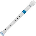 NUVO ヌーボ ソプラノリコーダー ジャーマン式 FGREBLJP Recorder (White/Blue) ホワイト/ブルー 【国内正規品】 506021...