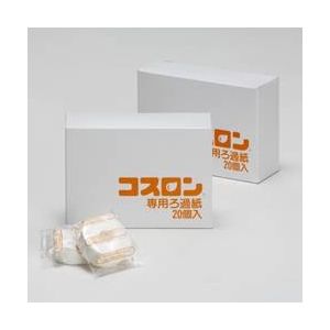 その他 コスロン交換用フィルター/油こし器用フィルター 【40個】 パルプ100％ 日本製 〔キッチン用品 調理グッズ〕 ds-161434