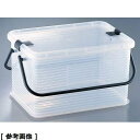 サンコー コンテナー クリア(S) AKVN203 クリア サイズ 幅 奥行 高さ 内寸 深さ ポリプロピレン ハンドル 持ち運び 便利