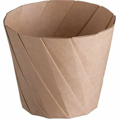 TKG (Total Kitchen Goods) おりがみカップ(20枚入/大 茶) GOL0102 おりがみカップ トレー変身 マルチユース 耐熱性 ベーキングトレー 便利アイテム