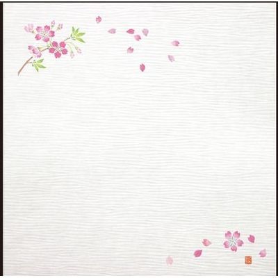 アーテック 【メール便での発送商品】耐油しぼり懐敷 4寸(100枚入/桜 TA-E06) QKIP601