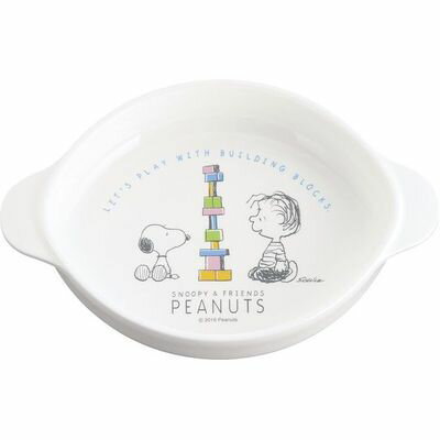 オーエスケー ポリプロピレンお子様食器 「スヌーピー」(小皿 CB-34) RKZF001