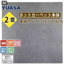 ユアサプライムス ホットカーペット本体2帖(電磁波カット) YC-WK200T(K)