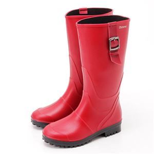 その他 PATERNAZZI イタリア製ロングレインブーツ RED (レッド) 37サイズ 約23.5cm ds-1897357