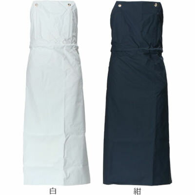 1902 ジャスト胸付前掛 紺 L カジメイク 4963527192046【納期目安：1週間】 ターポリン 抗菌防臭加工 ビニール 業務用 お手入れ簡単 腰ワイヤー 水はね防止 サイズM サイズL ポリ塩化ビニール ポリエステル100% エプロン 業務用エプロン 水洗い タイヤ交換 庭掃除