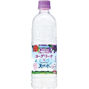 その他 【まとめ買い】サントリー 奥大山のブルーベリーヨーグリーナ&サントリー天然水 550mlペット×24本(1ケース) ds-2035320