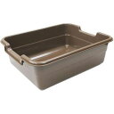 遠藤商事 バスボックス ブラウン(55型) ABS3205 ブラウン 食器 片付け 回収 運搬 ポリプロピレン 耐熱 衝撃に強い 丈夫 持ち手 便利 収納 プラ...