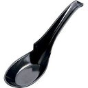 遠藤商事 C-74 メラミンラーメンレンゲ(黒) RLV1003 メラミン ラーメンレンゲ 黒 160mm 洗浄器対応 シンプル 使いやすい 耐久性抜群 レスト...