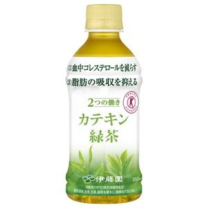 その他 【まとめ買い】伊藤園 2つの働き カテキン緑茶 電子レンジ対応 HOT＆COLD PET 350ml×24本（1ケース） ds-2037977