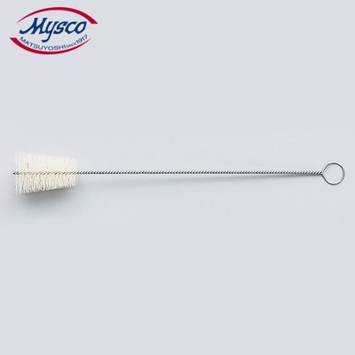 【メール便での発送商品】マイスコ小試験管洗浄ブラシ 規格:吸いのみ用 サイズ(直径×渡り×全長):直径17/12×25×140mm 24-4215-02 洗浄ブ...