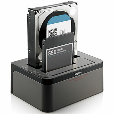 GR HDDP[X/3.5C`HDD&2.5C`HDD+SSD/2Bay/Duplicator/USB3.0/\tgt/G[XLbv@\t LGB-2BDPU3ES