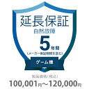 自然故障保証 5年間に延長 ゲーム機 100001～120000円 K5-SG-253321