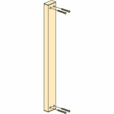 樂天商城 - ホスクリーン アルミ補助支柱 HP-19-DB 川口技研 0004-00546 取付パーツ ダークブロンズ アルミ形材