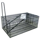 コンパル ウルトラ捕獲器(LL) 4935682030662【納期目安:1週間】 捕獲器 大型 扉ロック 取っ手 サビ対策 ブラック 便利 保管 屋外 高耐久