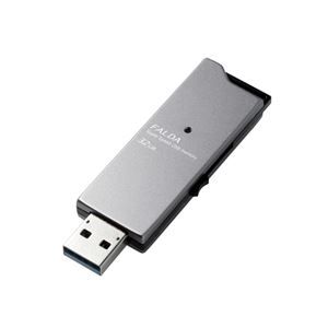 その他 エレコム USBメモリー／USB3.0対応／スライド式／高速／DAU／32GB／ブラック MF-DAU3032GBK ds-2095390