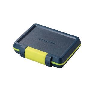 その他 (まとめ) エレコム SD/microSDカードケース(耐衝撃) CMC-SDCHD01NV 【×5セット】 ds-2106211
