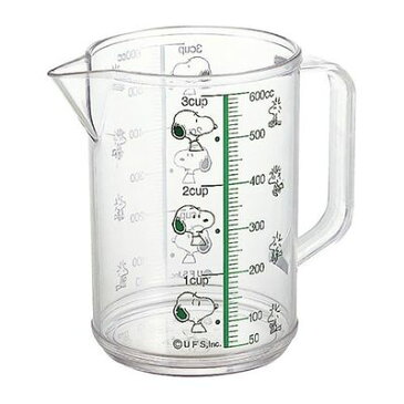オーエスケー 日本製 計量カップ メジャーカップ 600mL スヌーピー MC-2 1コ入 4970825073243