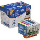 ジット (エプソン IC4CL61/IC4CL62対応/リサイクルインクカートリッジ/4色セット) JIT-KE61E624P-61【納期目安:3週間】 エプソ...