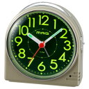 MAG 程よい大きさで使いやすい置時計 目覚まし時計 蛍 (シャンペンゴールド) T-730CGM-Z