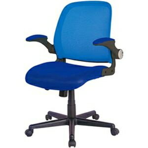 その他 オフィスデポ オリジナル メッシュチェア Evan ブルー 1脚 ds-2184988
