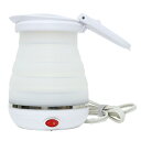 ミヨシ 折りたたみトラベルケトル 800ml ホワイト MB...