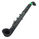 NUVO ヌーボ プラスチック製管楽器 完全防水仕様 サックス C調 jSax 2.0 Black/Green N520JBGN (専用ハードケース付き) 【国内正規品】 N520JBGN【納期目安：1週間】