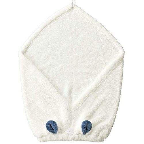 シービージャパン carari (カラリ) 吸水アニマル ヘアターバン シロクマ 4571347176780 吸水 アニマル マイクロファイバー 大人もOK スイミングスクール カットパイル 肌触り 吸水量 速乾性 ポリエステル ナイロン