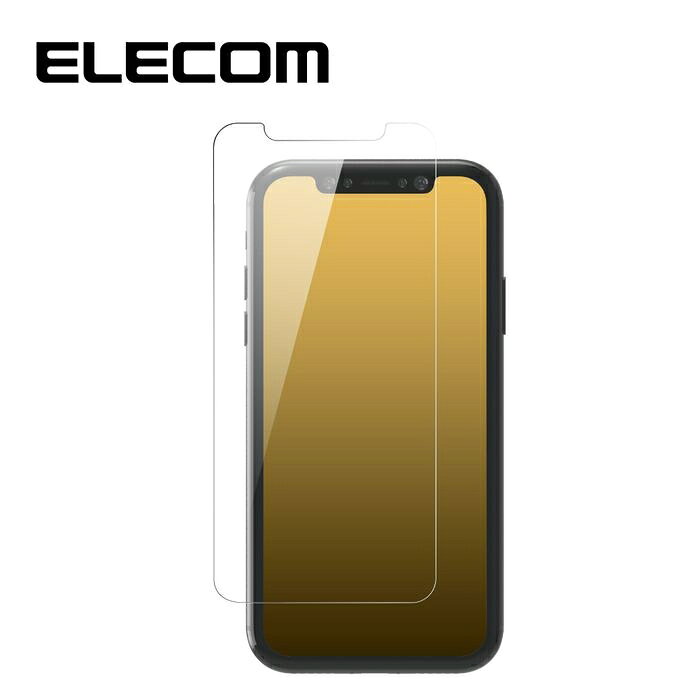 【メール便での発送商品】iPhone11Pro iPhoneXS iPhoneX ガラス エレコム PM-A19BFLGG