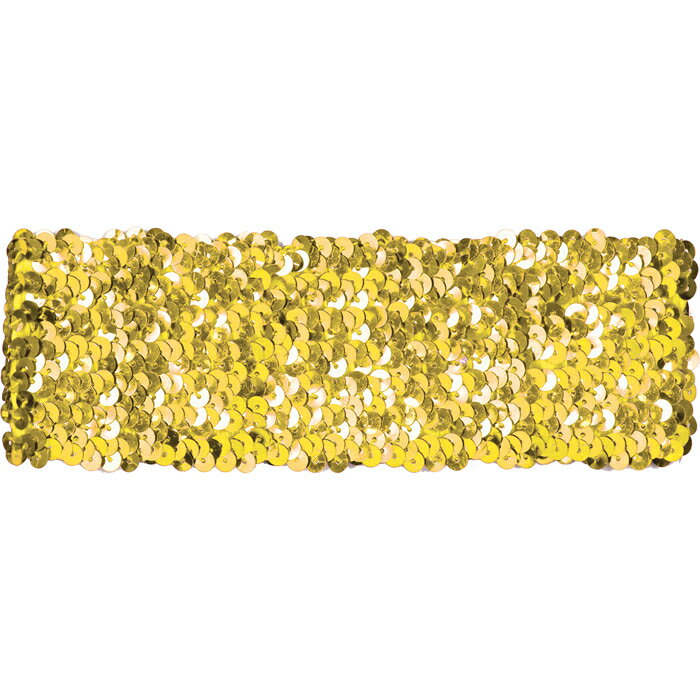 アーテック メタリックワイドターバン ゴールド ATC-4907 メタリック ワイド ターバン 華やか 目立つ 幅広 スパンコール PVC おしゃれ ヘアアクセ...