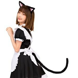 その他 【コスプレ衣装/コスチューム】 けもみみしっぽセット 黒ねこ ds-2253010