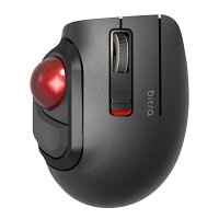 エレコム トラックボールマウス/小型/親指/5ボタン/静音/Bluetooth/ブラック M-MT1BRSBK