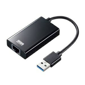 その他 サンワサプライ USB3.1-LAN変換アダプタ（USBハブポート付・ブラック） USB-CVLAN3BK ds-2269257