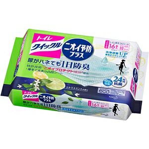 その他 （まとめ）花王 トイレクイックル ニオイ予防プラスシトラスミント 詰替用 1パック（16枚）【×10セット】 ds-2300825