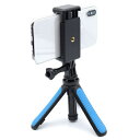 日本トラストテクノロジー 【メール便での発送商品】セルフィ三脚ホルダー ブルー TRIPOD-PBL【納期目安：1週間】