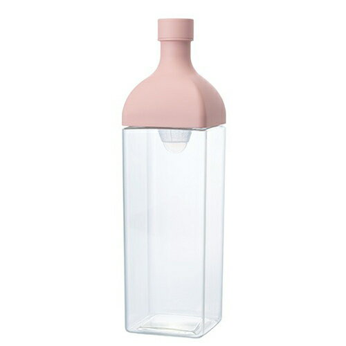1200ml大容量 カークボトル(スモーキーピンク) ハリオ KAB-120-SPR 大容量 角型ボトル 水出し茶 フレー..