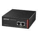 バッファロー 法人向け af/at PoEインジェクター BIJ-POE-1P2GH【納期目安:1週間】 IEEE802.3 30W 5年保証 VCCI Class A