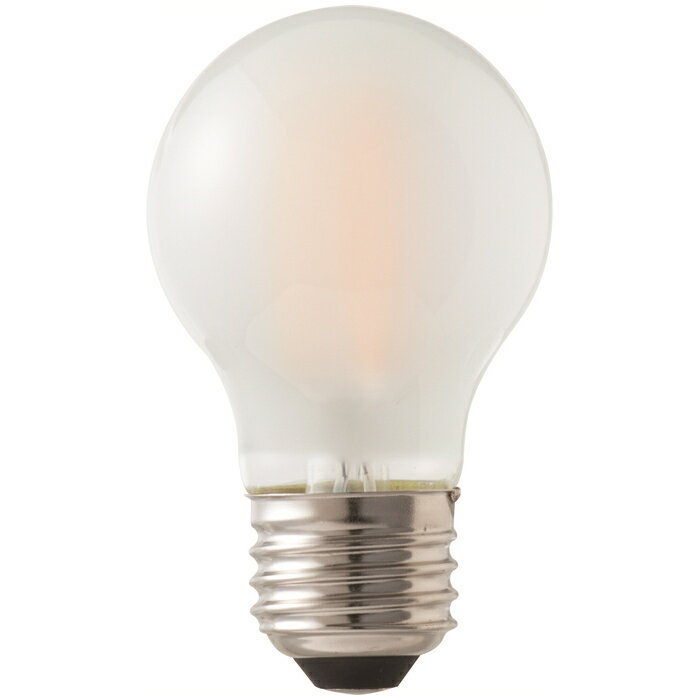 LED電球(フロスト) 東京メタル LG504LF40E26TM LED電球 フロスト 40W相当 E26 ガラス 乳白 2700K 440lm 2万時間 断熱材 密閉器具