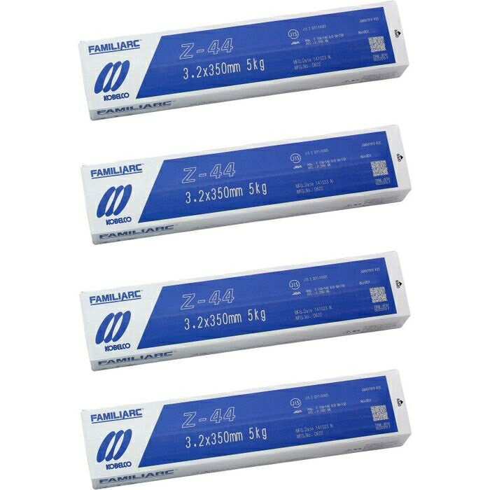 ARC KOBELCO(神戸製鋼所) 神鋼溶接棒 3.2×350mm×20Kg(5kgX4箱) Z-44-3.2×350mm×20Kg アークランズ Z-44..