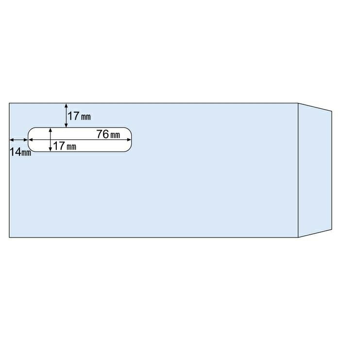 ヒサゴ 窓つき封筒(給与明細用)100枚入 MF31 4902668565722