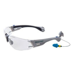 その他 イヤープラグ内蔵型保護眼鏡(サイドガード) クリアー GLCNS-CL 3-8989-03