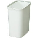 その他 (まとめ)新輝合成 ダストボックス レコロ15 本体のみ 15L ホワイト DS-988-982-8 1個【フタ別売】 【×3セット】 ds-2360036
